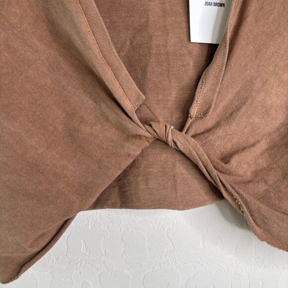 Joah Brown Twist Tee Cotton - Picture 3 of 6